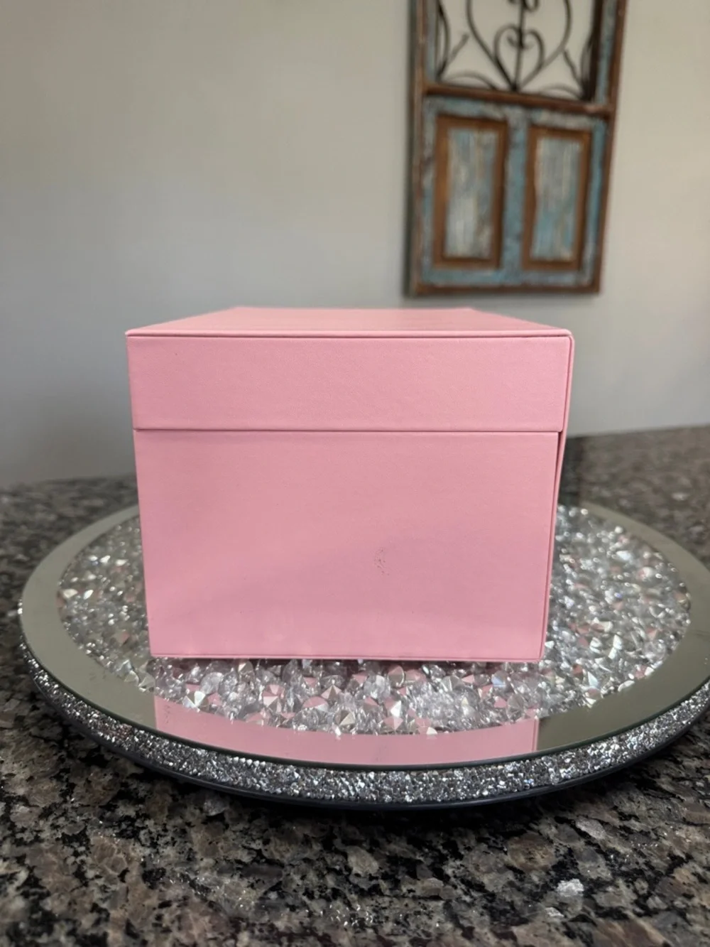 Pink Jewelry Box Storage Organizer - Elegant Jewelry Case